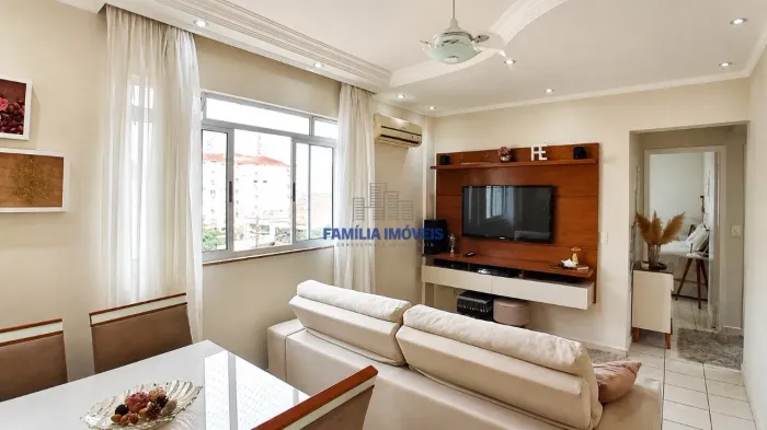 Apartamento à venda 2 quartos 1 suíte bairro Ponta da Praia Santos/SP