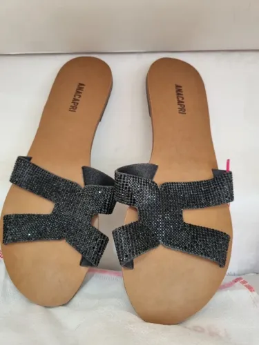 rasteirinha anacapri preta strass 37