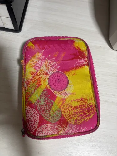 Estojo Kipling Grande Rosa