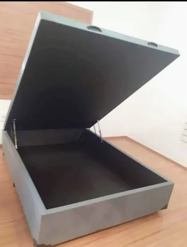 Entrega hoje Base cama box baú casal 1.38 x 1.88