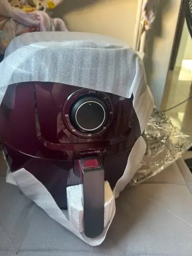 Fritadeira Elétrica sem oleo Electrolux Air fryer 5L 1700W EAF51 vermelho escuro 220v