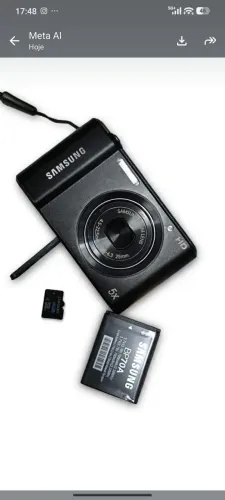 Câmera Digital Samsung ST64 14.2MP + Bateria Original + Cartão 4GB - Vintage Funcionando P