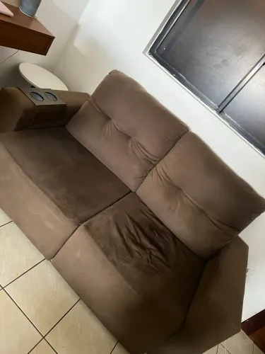 Sofá 2 lugares retrátil e reclinável 