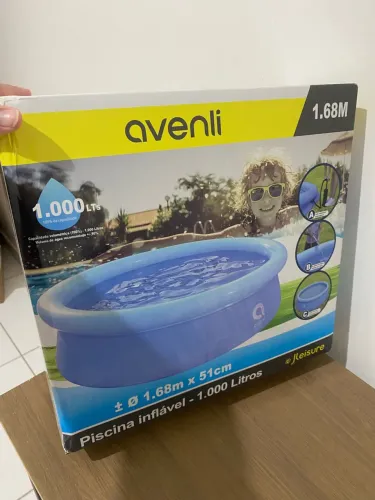 piscina 1.000 litros nova e lacrada!