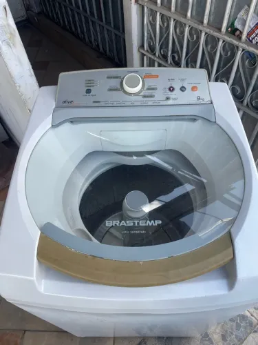 Ótima Máquina de Lavar 09 kg Cesto Inox Brastemp