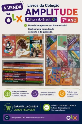 Coleção Amplitude 7 Ano - Editora Brasil