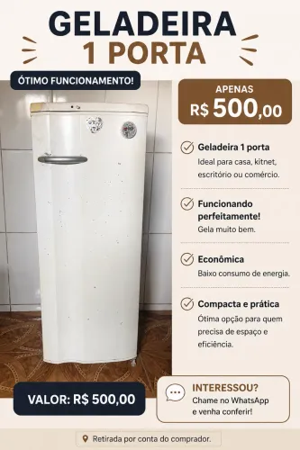 Geladeira usada