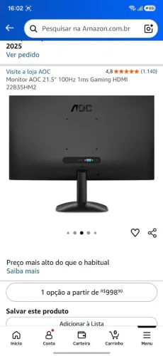 Monitor Gamer AOC