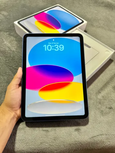 iPad 11 128gb azul! Completo! Novo?!
