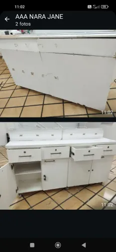 Balcão e chapas de MDF