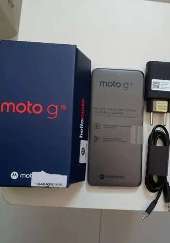 Moto g15 novo na caixa com todos assessório nunca usado