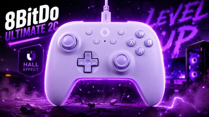 CONTROLE 8BITDO NOVO ULTIMATE 2C