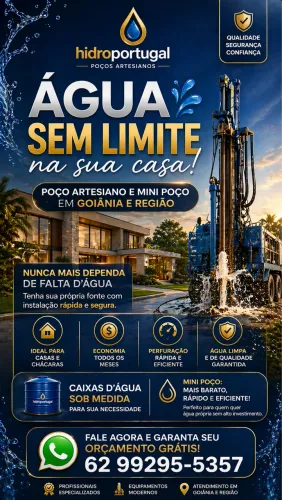 Mini poço artesiano / poço artesiano