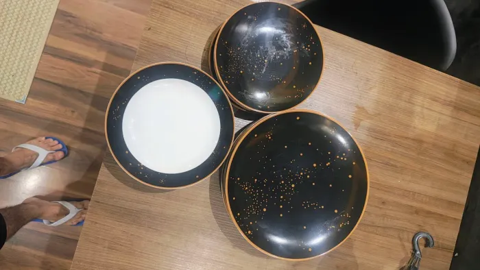 jogo de pratos porcelana tramontina valentina 18 peças