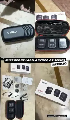MICROFONE LAPELA SYNCO G2 SERIES