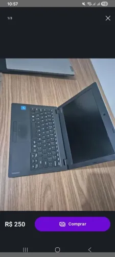 Notebook lenovo ideapad 100 Intel celeron quadcore 4gb de ram hd500gb leia