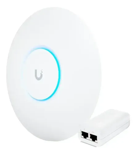 Access Point Ubiquiti UniFi U6+ WiFi 6 Dual Band + Fonte PoE 48V