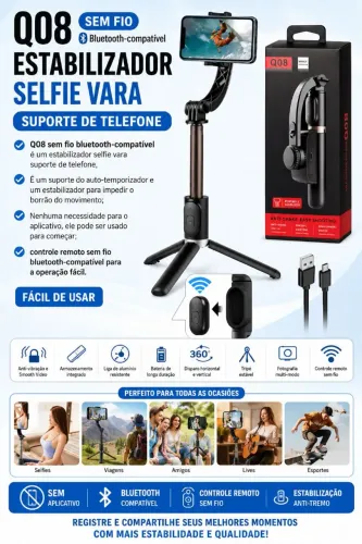Gimbal Estabilizador Q08