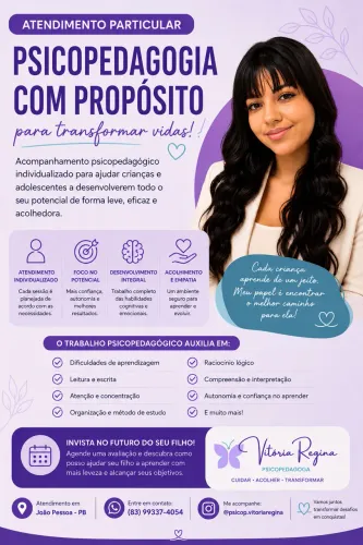 Psicopedagoga em João Pessoa | Avaliação e Intervenção Psicopedagógica