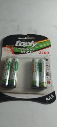 Pilha palito recarregável