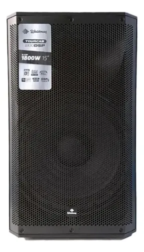 Caixa Waldman Tc1800 Dsp Ativo 15 Pol 450w Preto