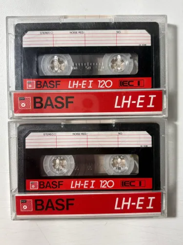 2un fita cassete Basf LH-E I 120 min (Made in Germany)
