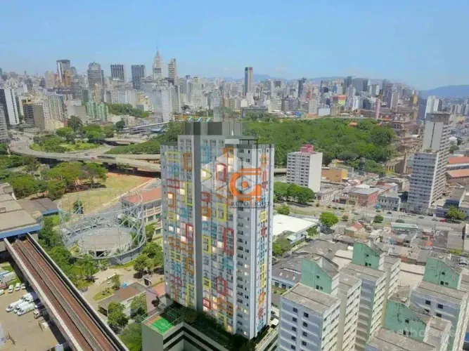 Apartamento com 1 dormitório para alugar, 29 m² por R$ 1.932,00/mês - Brás - São Paulo/SP