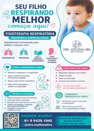 Fisioterapia Respiratória Pediátrica e Adulto