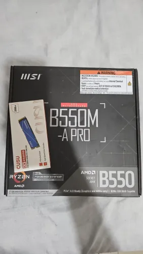 KIT PLACA-MÃE E SSD M.2