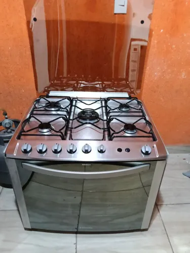FOGÃO ELECTROLUX 5 BOCAS INOX ELÉTRICO (FRETE GRÁTIS)