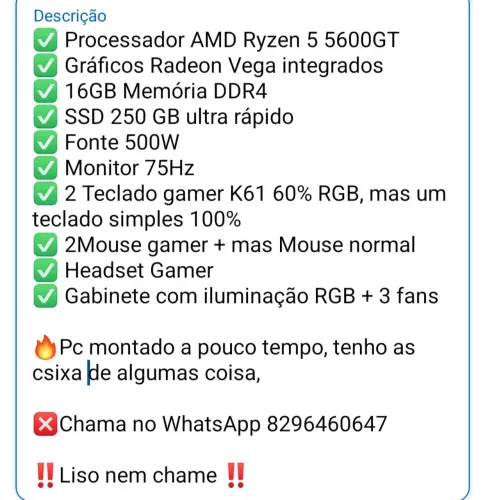 Pc gamer completo