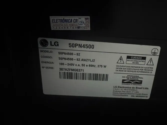 TV 50 polegadas usada