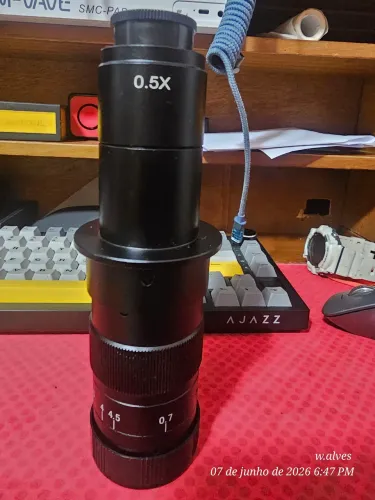 Lente 180x,0.7x para microscópio 