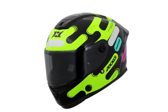 Capacete Axxis Hummer B13 Liquer Yellow Fluor Gloss - somos loja, parcelamos