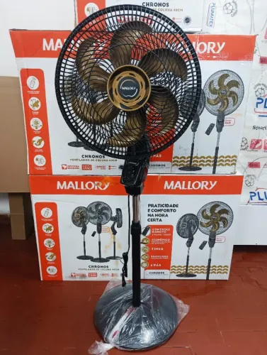 Ventilador de Coluna 40cm c/ Controle Remoto Chronos Mallory.