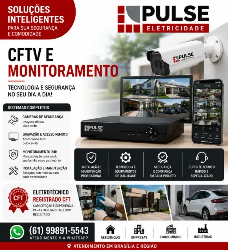 CFTV - SEGURANÇA ELETRÔNICA - INFRAESTRUTURA TÉCNICA