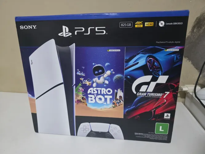 PS5 SLIM MIDIA DIGITAL NOVO (LACRADO)