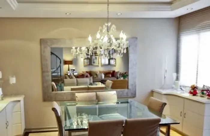 Lustre Cristal com Murano