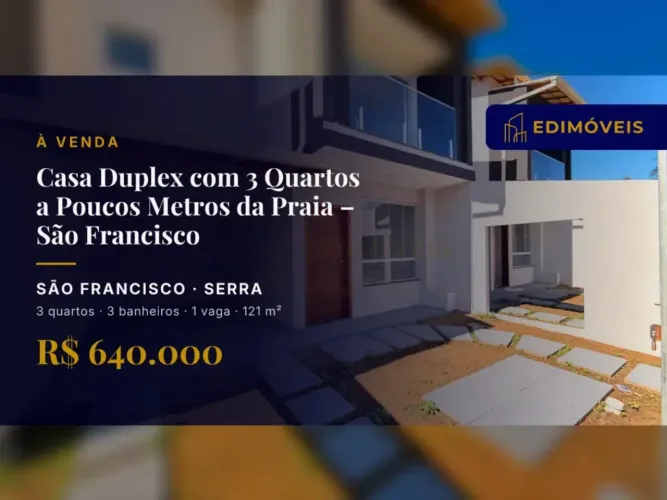 Viva o Conforto: Casa em São Francisco, a Poucos Metros da Praia!
