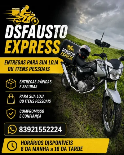 Motoboy entregador pronto pra te atender