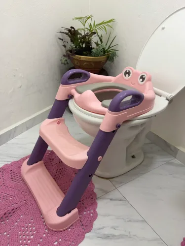 Redutor de Assento Infantil com Escada - Dobrável