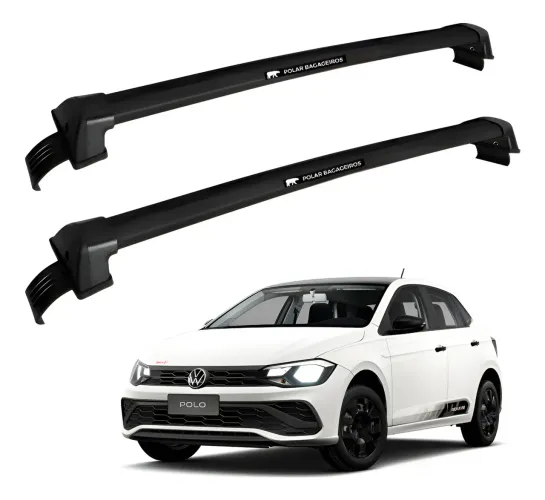 Rack De Teto Para Volkswagen Novo Polo 2018 Á 2025 Prime