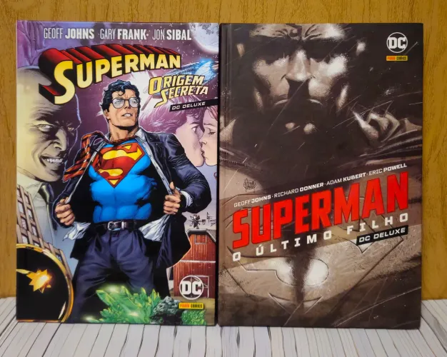 Superman por Geoff Johns 4 volumes ( Dc Deluxe )