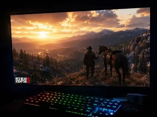 pc gamer ryzen 5 5600g rx 580 16gb ram monitor teclado