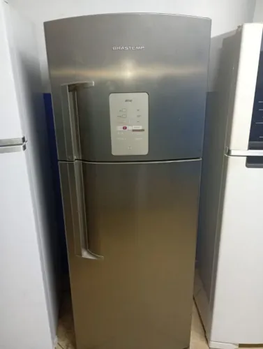 GELADEIRA BRASTEMP ATIVE INOX FROST FREE 460 LITROS