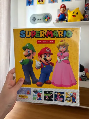 Figurinhas Álbum Super Mario - Amarelo