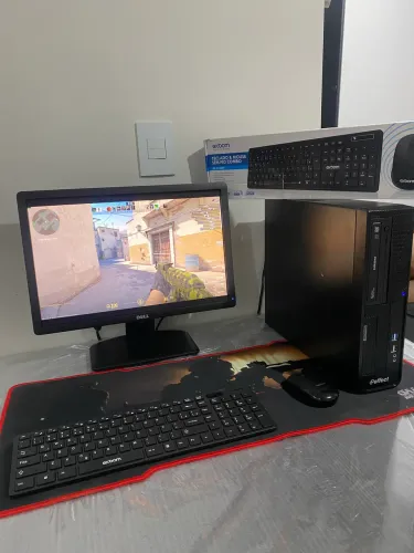Pc completo Intel i5 10400 8gb RAM Ssd 128gb Hd 500gb periféricos + Brinde