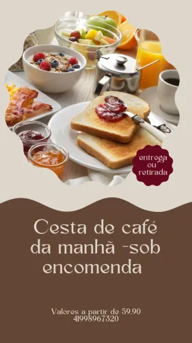 CESTA DE CAFÉ DA MANHÃ