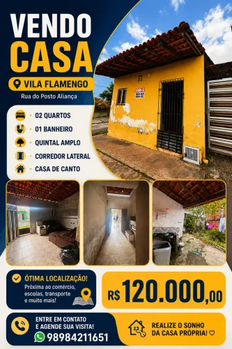 VENDO CASA NA VILA FLAMENGO