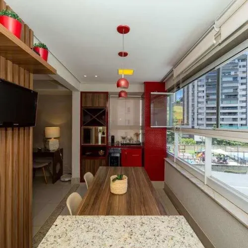 3 quartos com varanda gourmet e lazer no Buritis